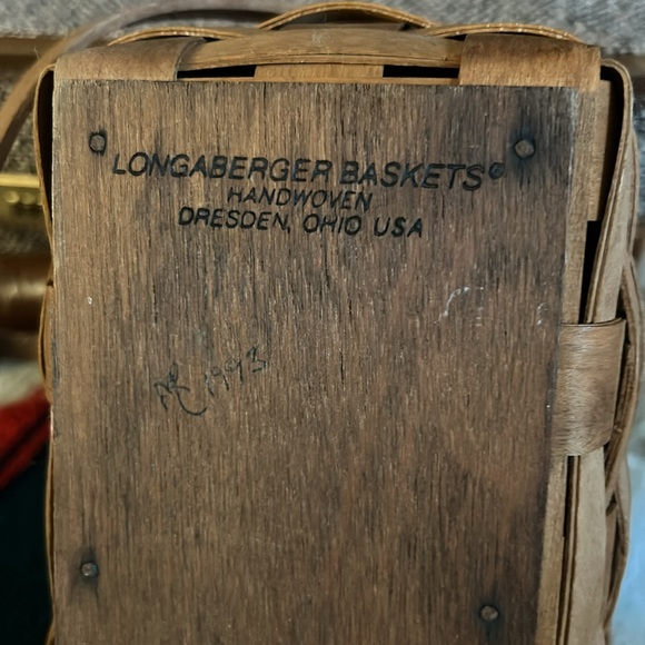 1993 Longaberger Medium Basket Purse - Picture 11 of 11